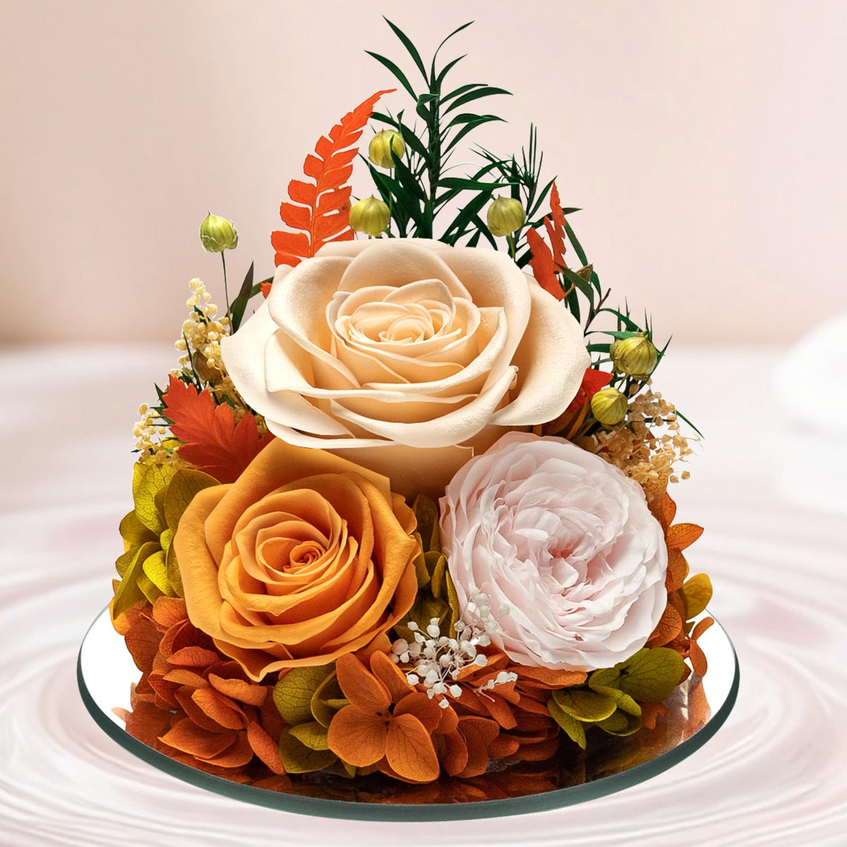 Tyvouflo handcrafted preserved roses deliver unique artistry.