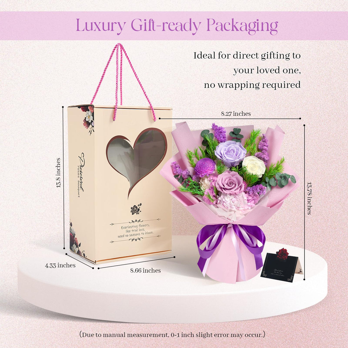 Tyvouflo handcrafted real-touch flowers closeup, lifelike petals for gifting