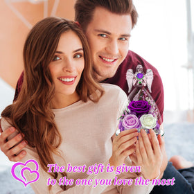 Tyvouflo zero maintenance roses with dust-proof dome for long-lasting keepsake.