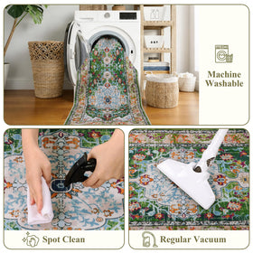U'Artlines boho living room decor enhances space with vintage charm.