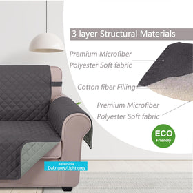 U-NICE HOME pet-friendly sofa cover protects against fur and mess