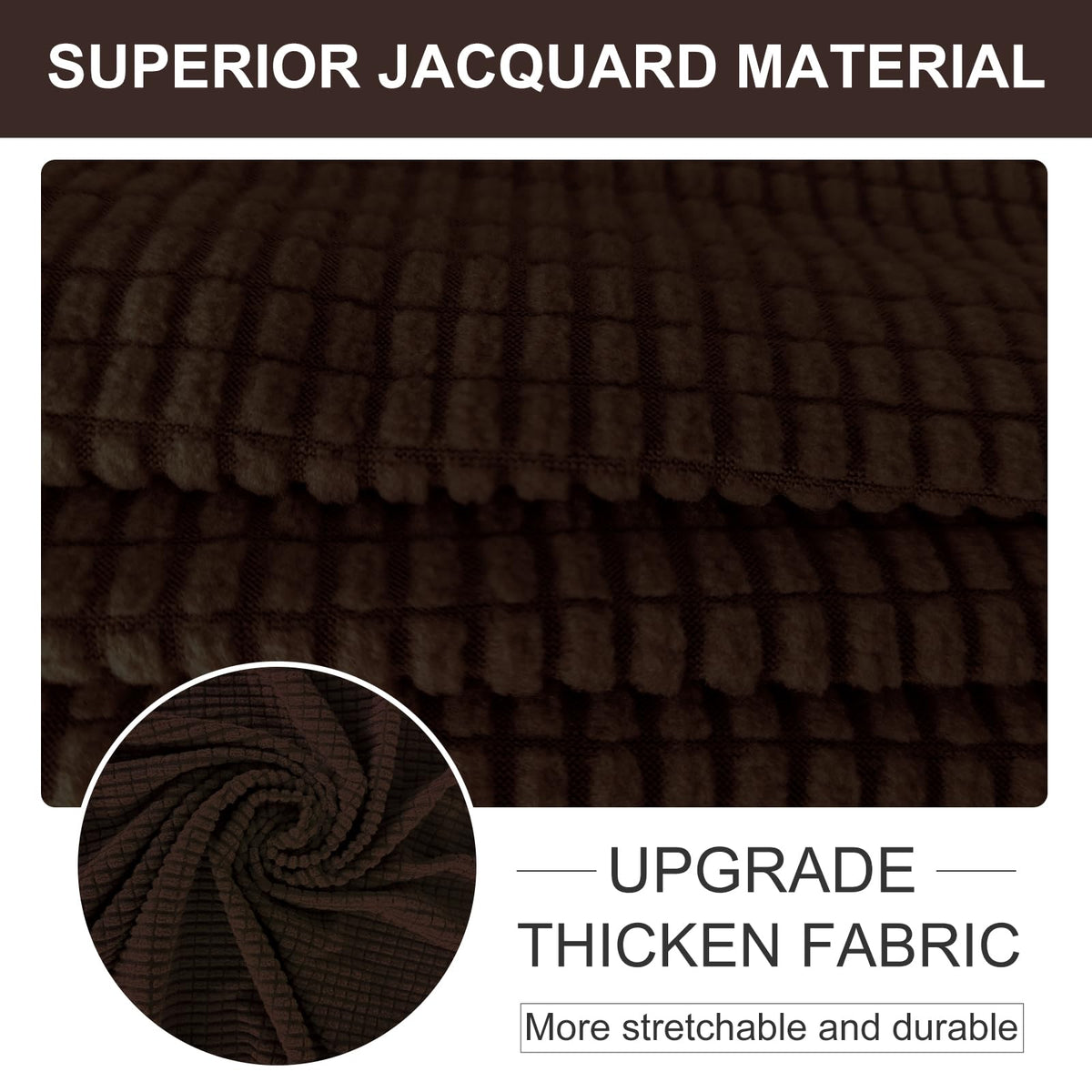U-NICE HOME durable weave protects against pet claws during play.