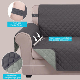 U-NICE HOME water-repellent couch protector shields the sofa from spills