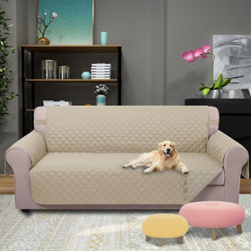 U-NICE HOME water-resistant-furniture-protector shields couch from spills.