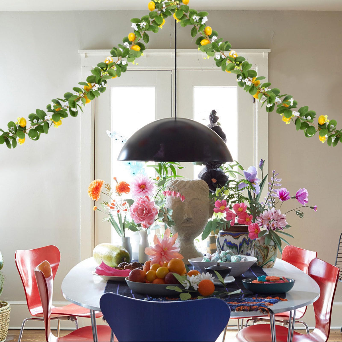 U'Artlines lemon garland decor for doors, walls, mantles