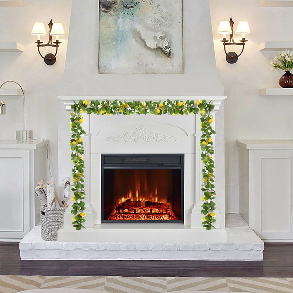 U'Artlines easy-care garland can be wiped clean