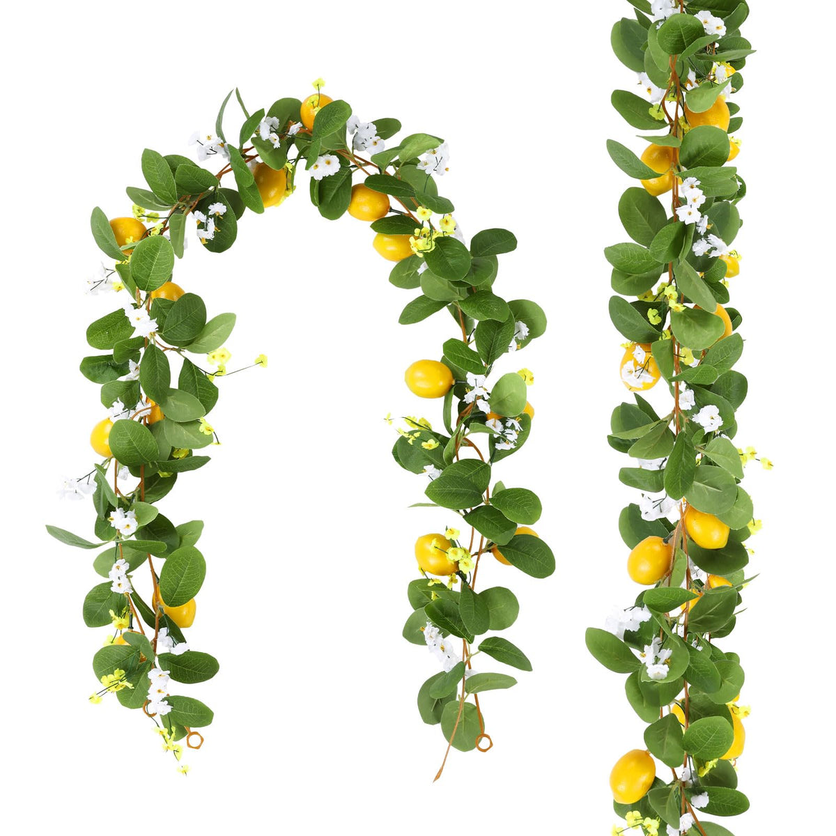 U'Artlines lemon garland duo adds vibrant citrus charm to doors and walls