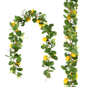 U'Artlines lemon garland duo adds vibrant citrus charm to doors and walls