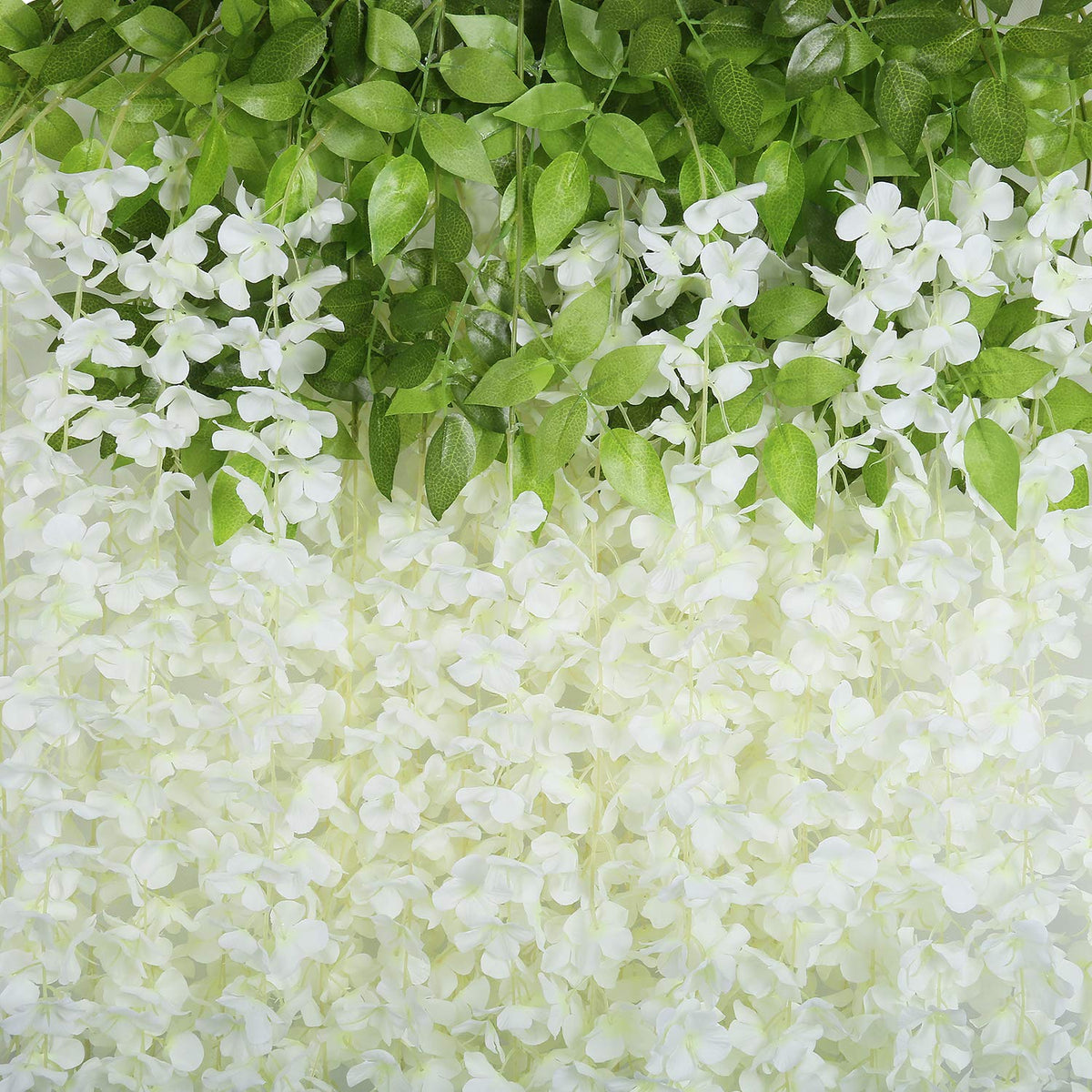 U'Artlines wisteria garland 3-branch detail for fuller texture.