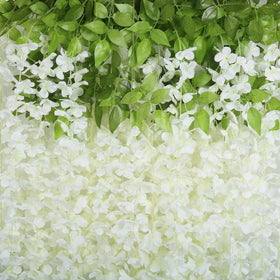 U'Artlines wisteria garland 3-branch detail for fuller texture.