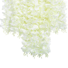 U'Artlines wisteria garland wedding centerpiece idea with soft, realistic vines.
