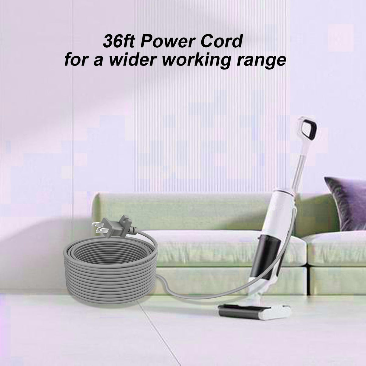 UAUSE vacuum cord installation guide image for quick replacement