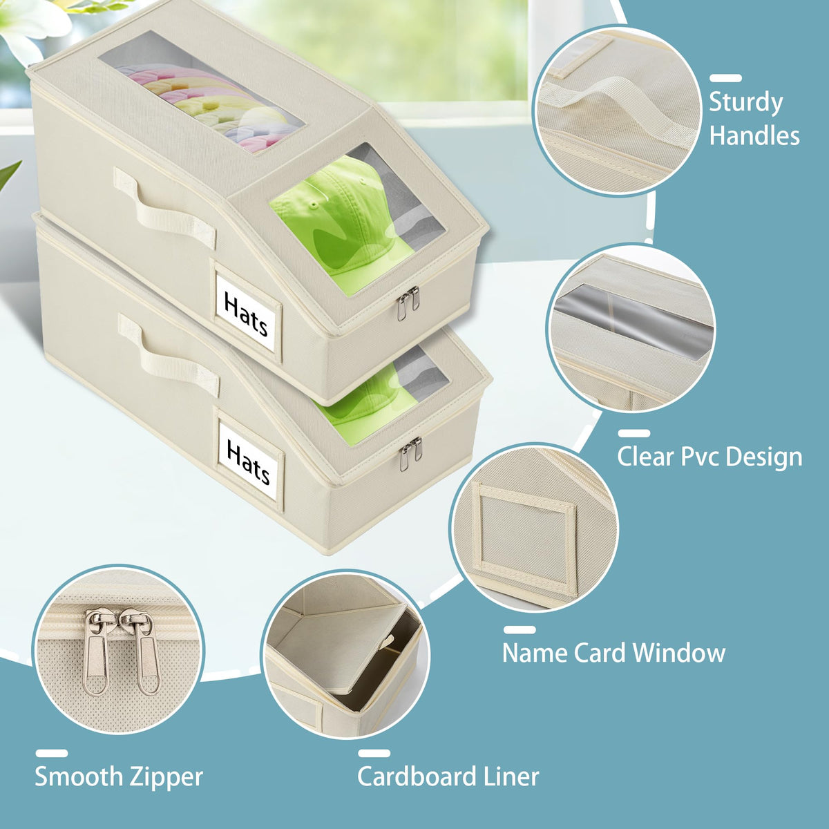 Uawsyut two-window view in hat box facilitates quick selection