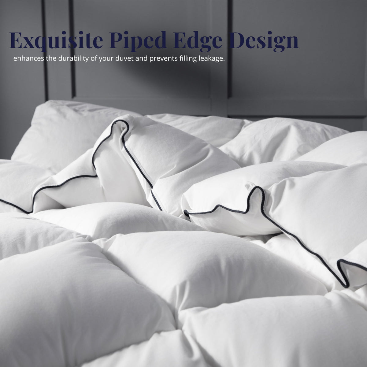 Ubauba duvet corner tabs and middle loops prevent shifting.