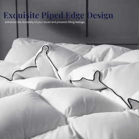 Ubauba duvet corner tabs and middle loops prevent shifting.