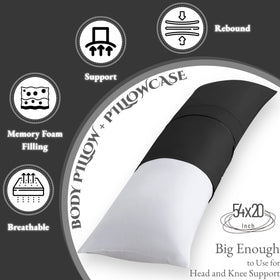 Ubauba envelope-closure pillowcase keeps pillow secure with easy removal for cleaning.