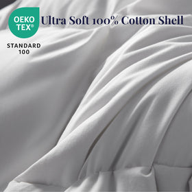 Ubauba duvet vacuum-packed for freshness ready to fluff.