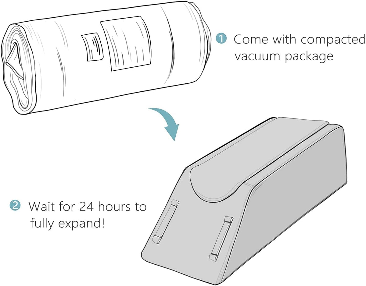 UBBCare gray velvet cover is soft, washable, and breathable for daily use
