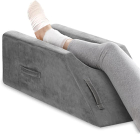 UBBCare leg elevation pillow in memory foam cover provides stable support during sleep