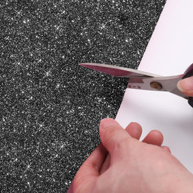 UBCGOTT glitter black runner boosts event decor with glitter finish