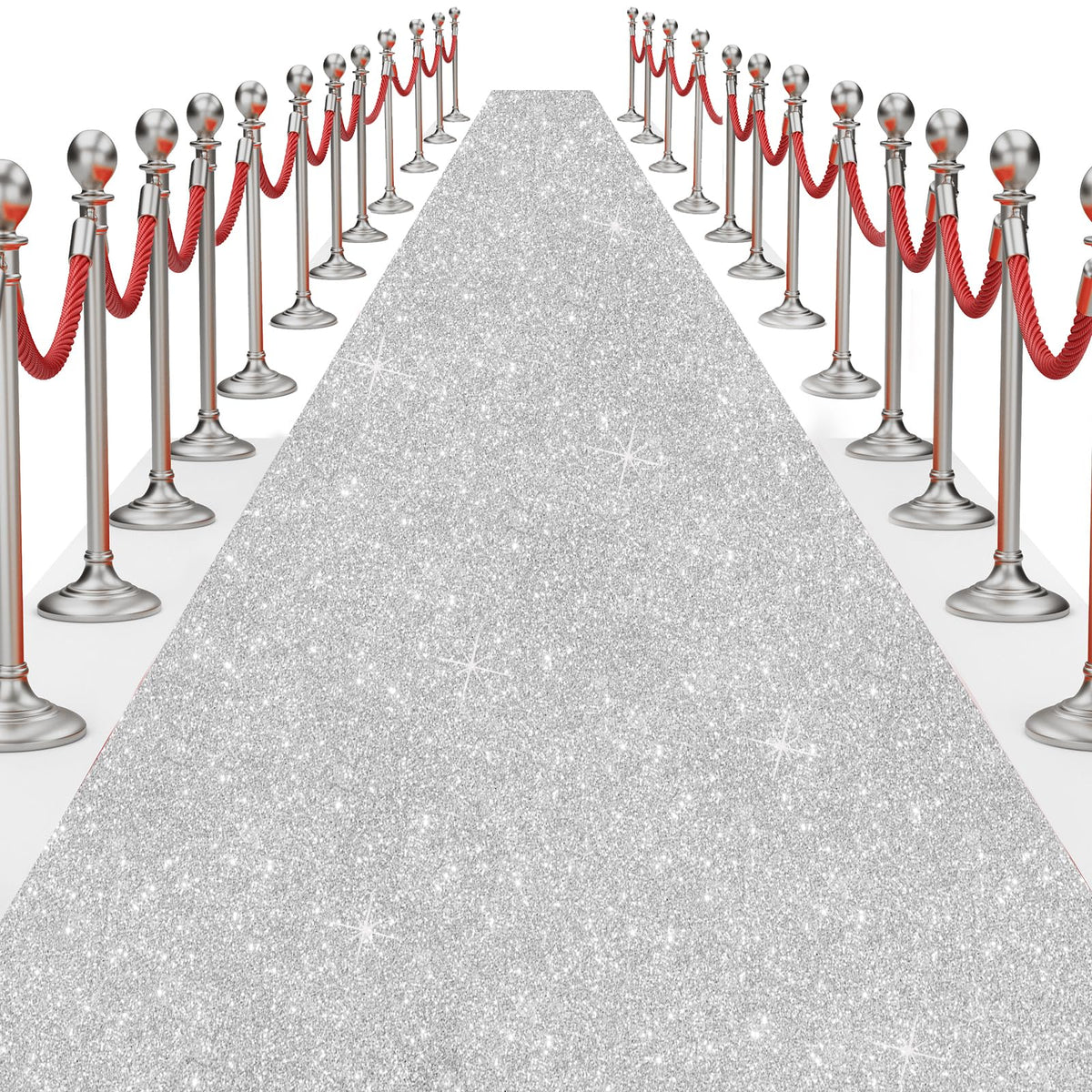 UBCGOTT glitter carpet runner 30ft creates a grand entrance for events
