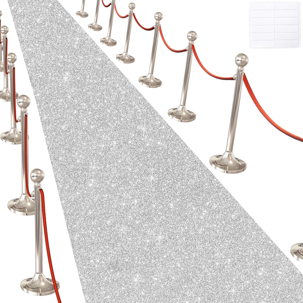 UBCGOTT glitter runner for entrance creates a red-carpet vibe at events.