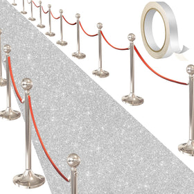 UBCGOTT wedding red carpet runner 2.6ft wide ideal for ceremonies and photo ops