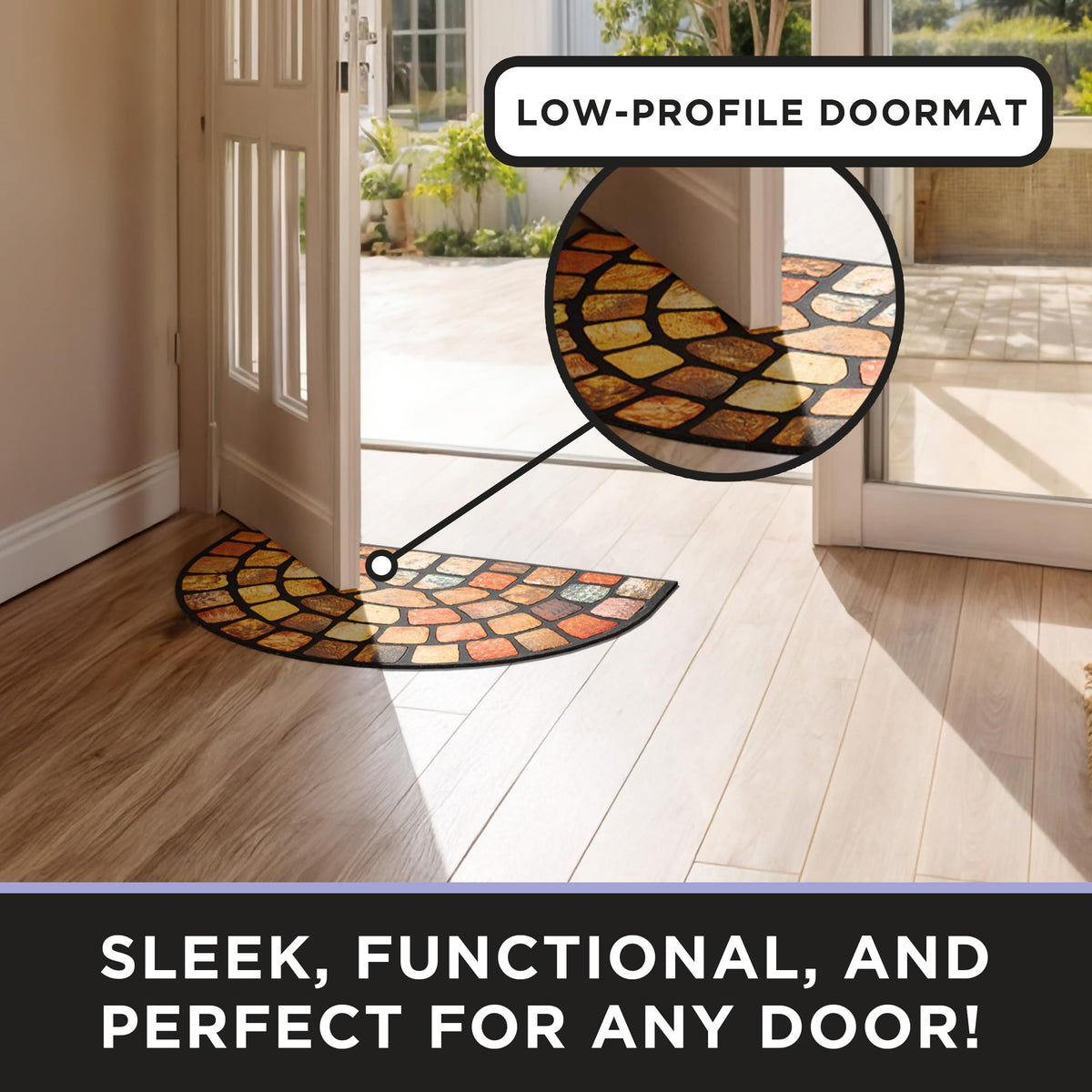 ubdyo Easy-clean front door mat, hose-clean and quick-dry
