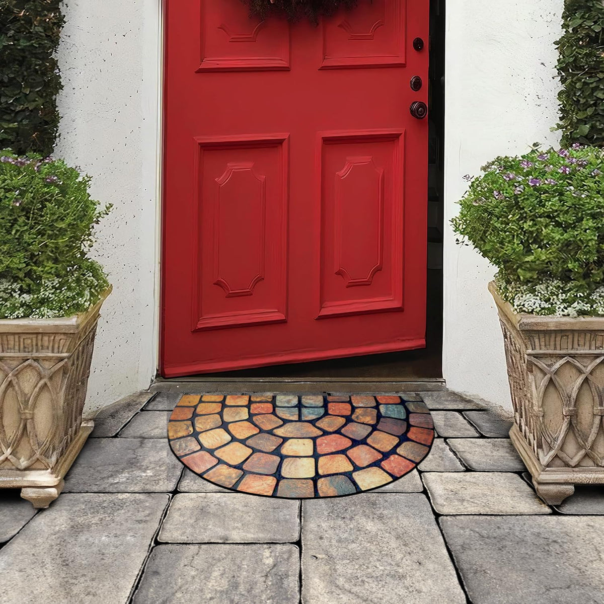 ubdyo Multi-use exterior mat suitable for porch, patio, or backyard doors