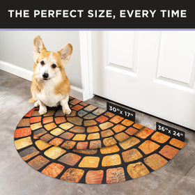 ubdyo Outdoor entrance mat dirt-trapping keeps interior clean year-round