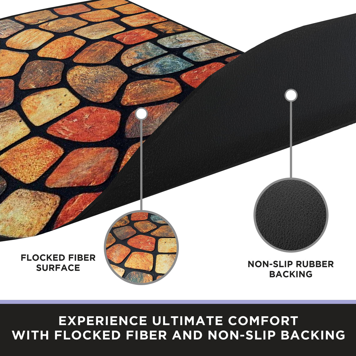 ubdyo Weatherproof door mat waterproof and durable for all-weather use