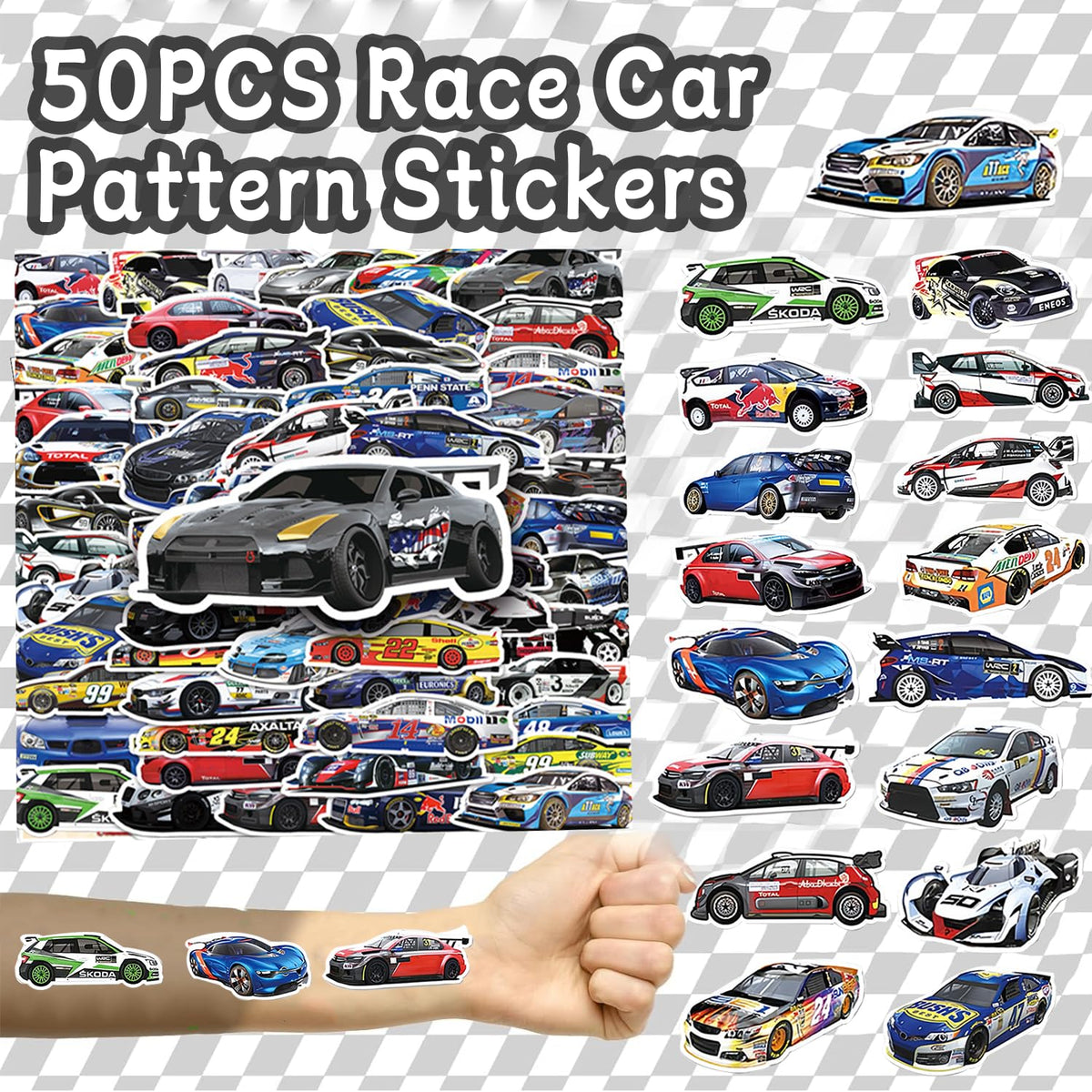UBGKCJSJ racecar cups for easy, mess-free drinks.