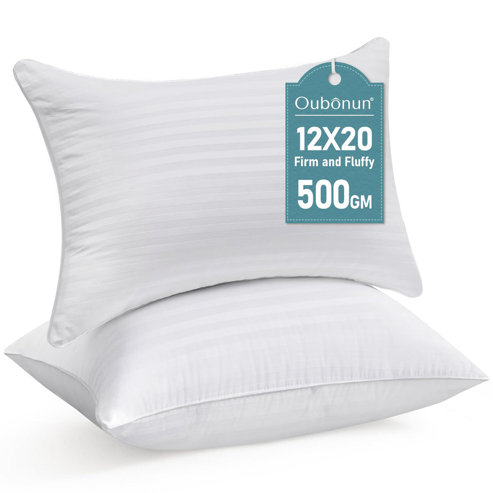 Oubonun 12x20 pillow inserts offer plush cushioning for couches.