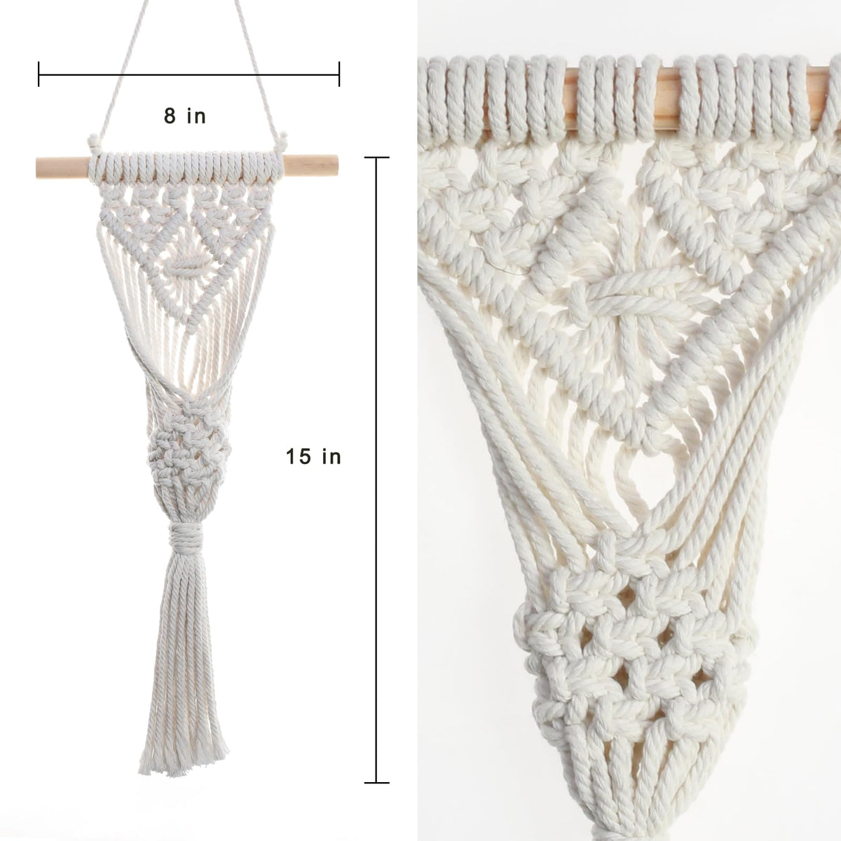 UBOSU knotwork tassels highlight natural cotton rope and handcrafted detail