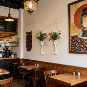 UBOSU boho wall art pair enhances entryways, shelves, or fireplace mantels.