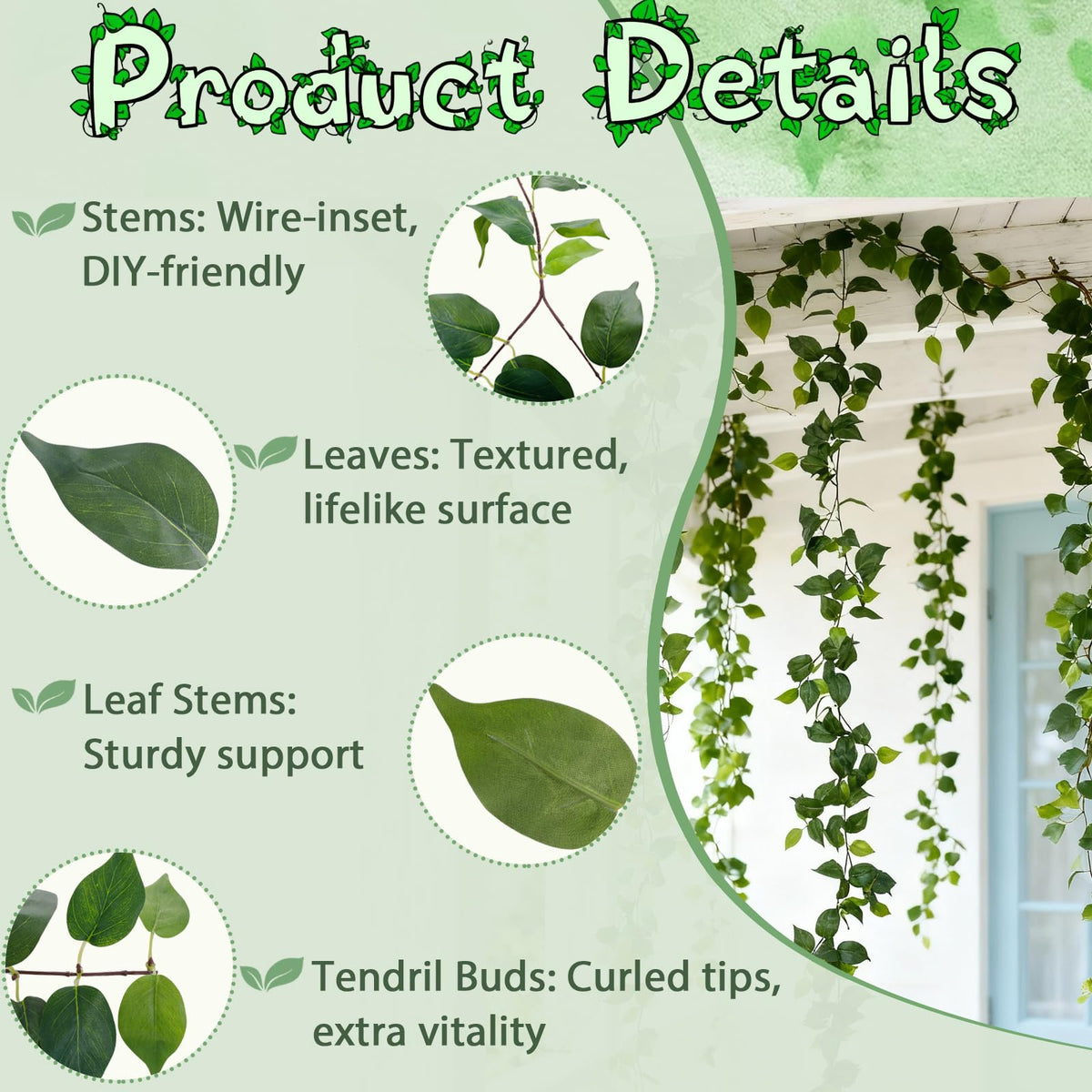ucky soft rattan stems enable flexible, durable shaping