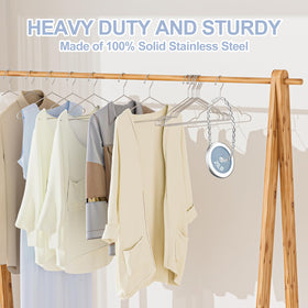 UEAKPIC anti-slip groove prevents slipping off garments.