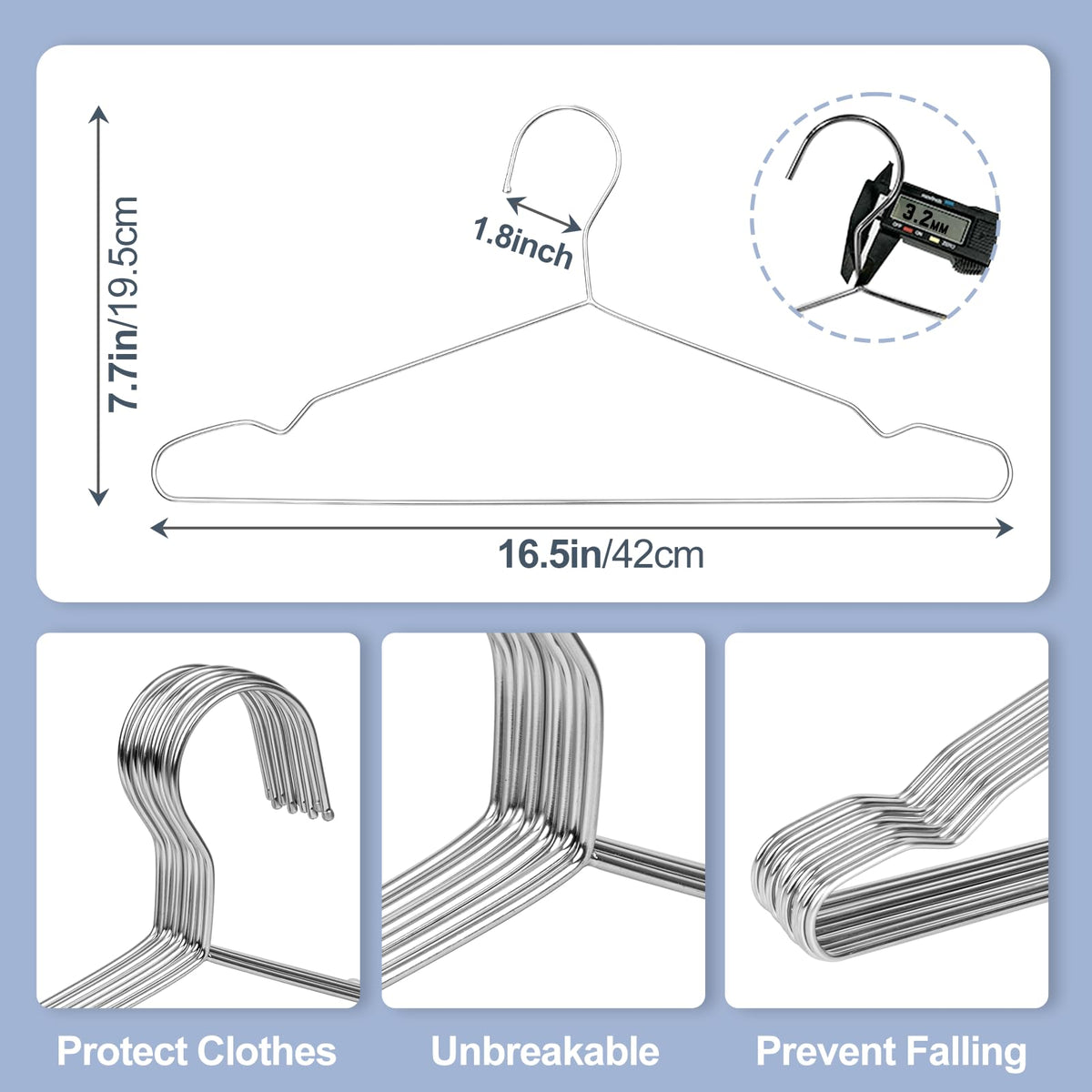 UEAKPIC space-saving design maximizes closet room and tidiness.