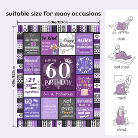 Ueedklaayy blanket draped on bed adds elegant milestone decor