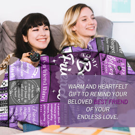 Ueedklaayy Best Friend Blanket wrinkles after shipping being refreshed by fluffing
