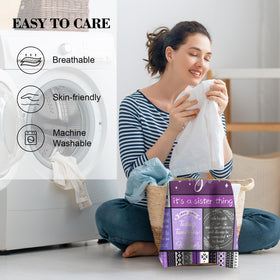 Ueedklaayy Sister Gifts Blanket vacuum packaging ensures easy shipping