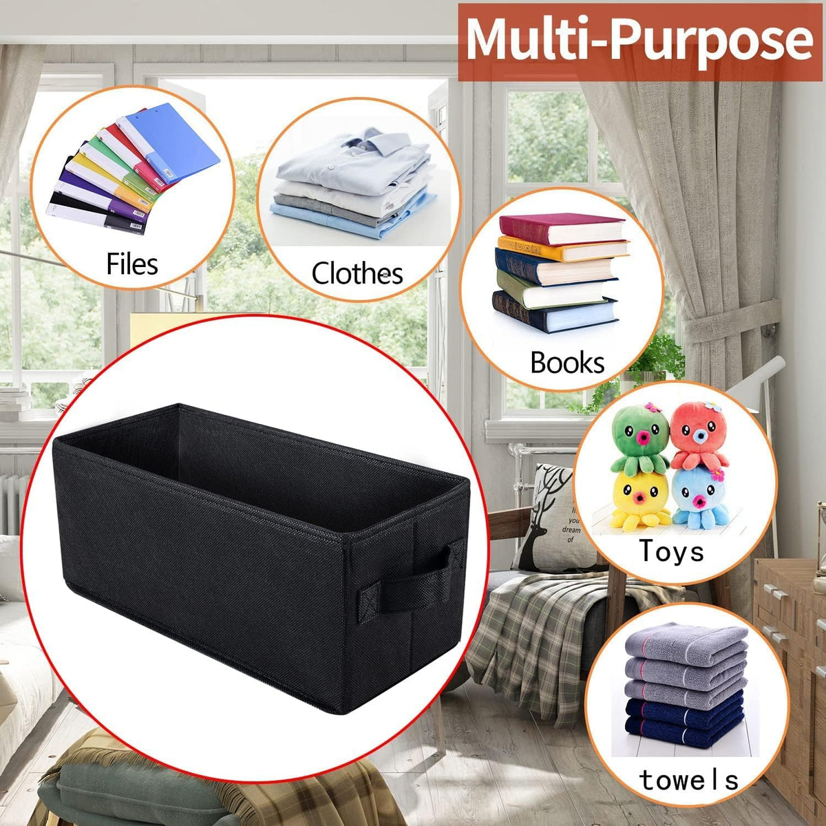 UENTIP CD storage boxes dimensions 13.2 x 5.9 x 5.3 inches.