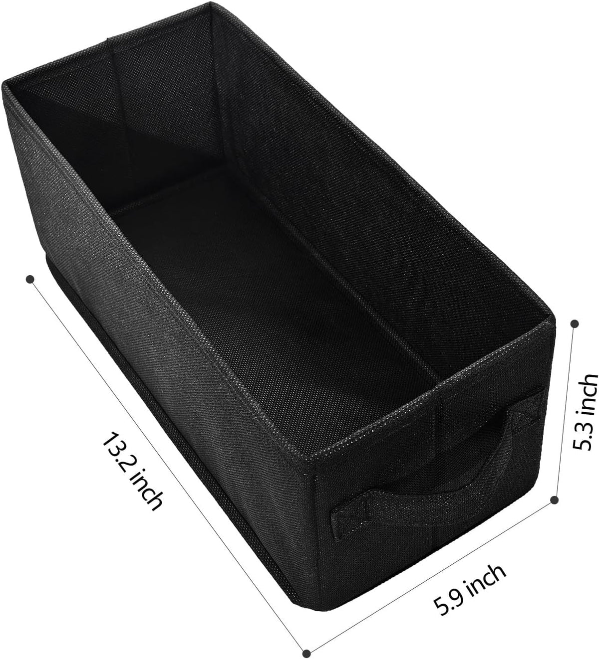 UENTIP CD storage boxes material closeup shows durable moisture-proof fabric.