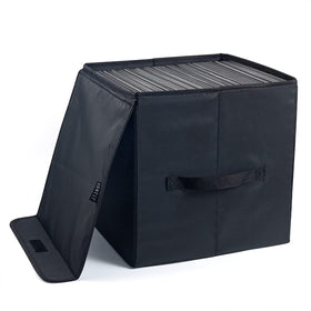 UENTIP vinyl storage box full view for 12-inch LPs, stylish organization