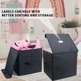 UENTIP vinyl storage box with side handles for easy carry