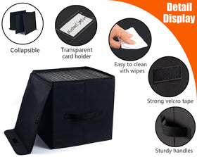 UENTIP stackable vinyl storage box saves space while expanding your collection