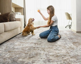 UERMEI rug suits bedrooms and home offices nicely.