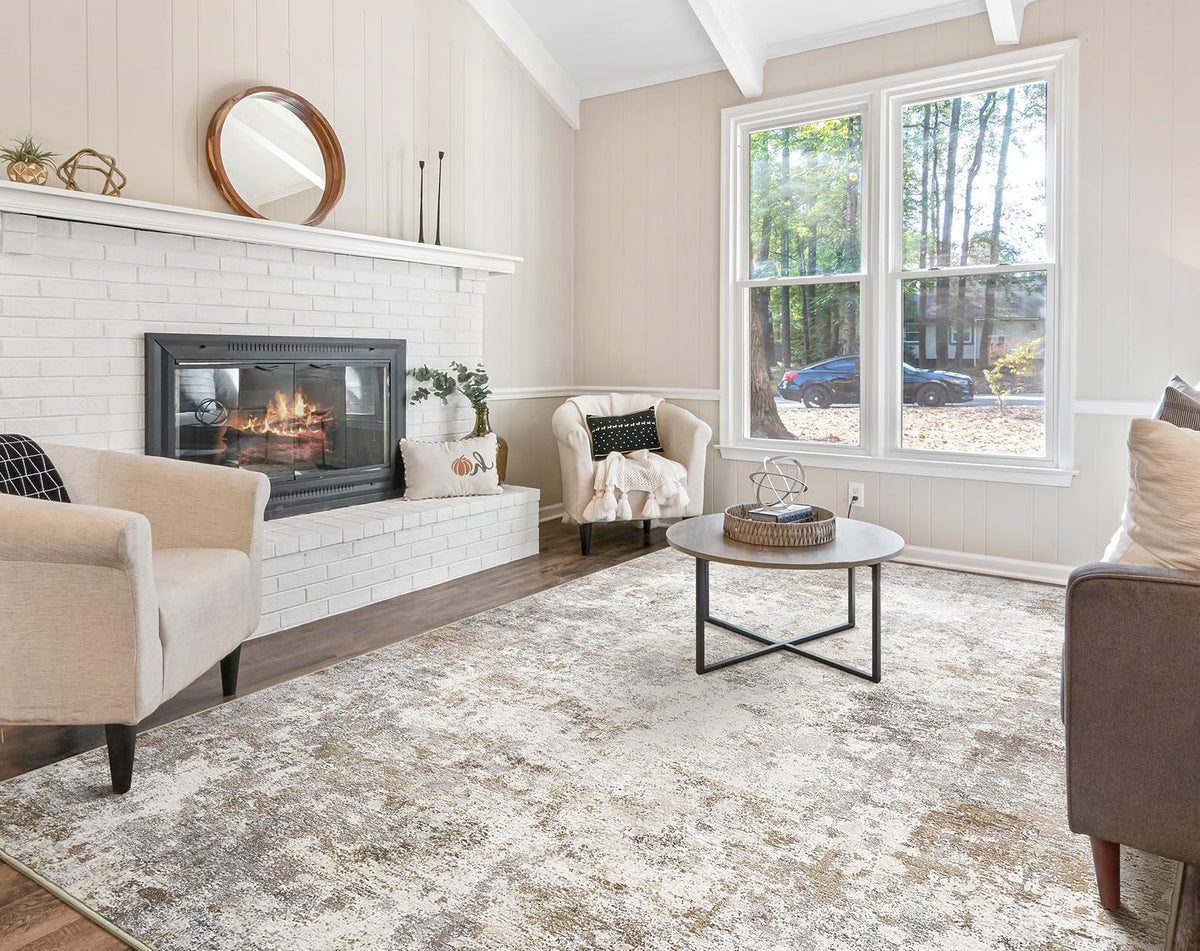 UERMEI soft-dense-pile rug cushions feet on cold floors