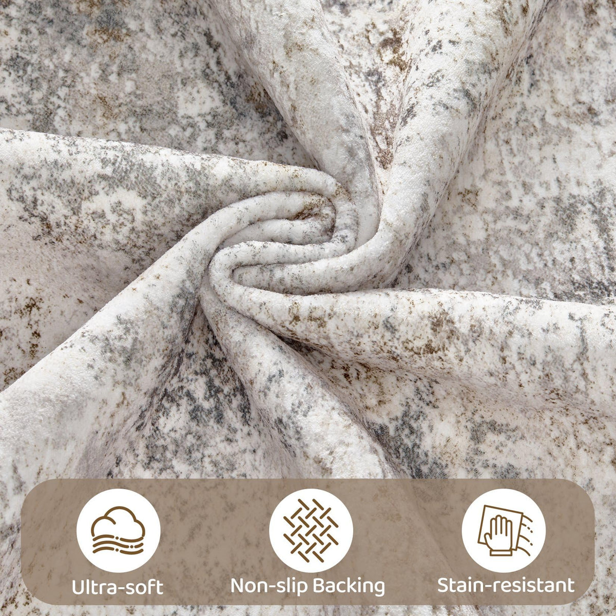 UERMEI stain-resistant polyester fabric makes spills easy to wipe.