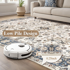UESRUGS 5x7 non-slip base helps keep the rug in place.